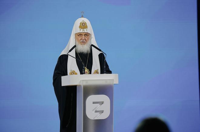 Патриарх Кирилл посетил Всемирный фестиваль молодежи